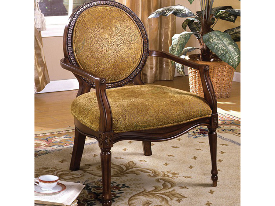 Hamilton Dark Oak Accent Chair - Shop for Affordable Home Furniture
