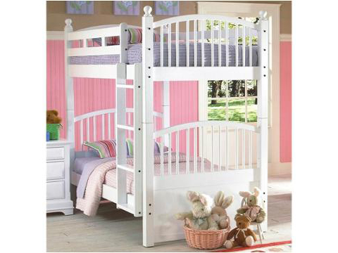 Bayfront Twin Spindle Bunk Bed, Spindle Bunk Bed