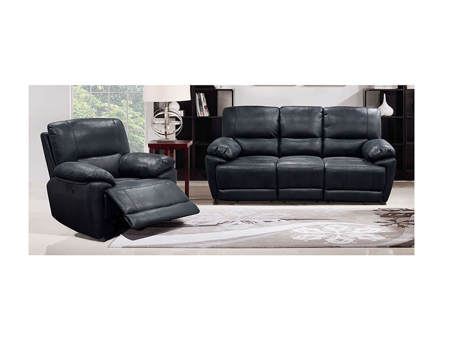 Mason Sofa Set in Black Faux Suede Fabric - Shop for Affordable Home  Furniture, Decor, Outdoors and more