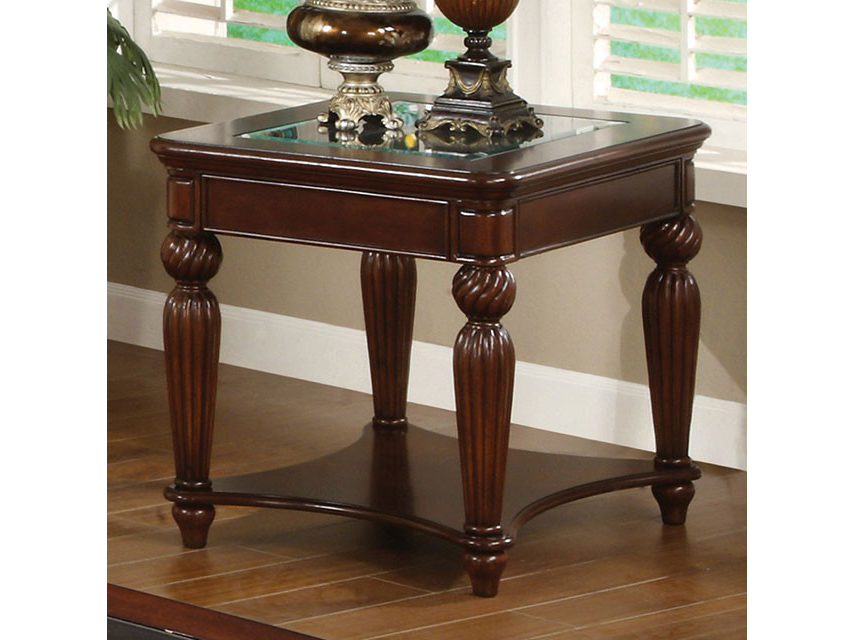 Windsor Dark Cherry Finish End Table Shop For Affordable Home