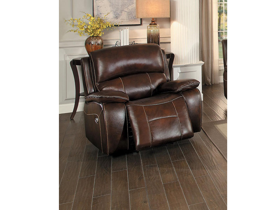Mahala Power Double Reclining Chair In Brown Shop For Affordable