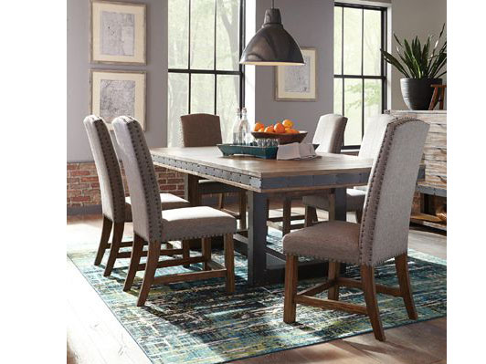 Wire Brushed Vintage Bourbon Dining Set Shop For Affordable Home Furniture Decor Outdoors And More