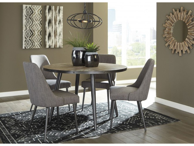 Coverty Light Brown Round Dining Table Set - Shop for Affordable Home