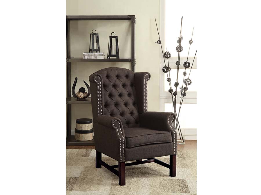 Manly Gray Fabric Accent Chair - Shop for Affordable Home Furniture