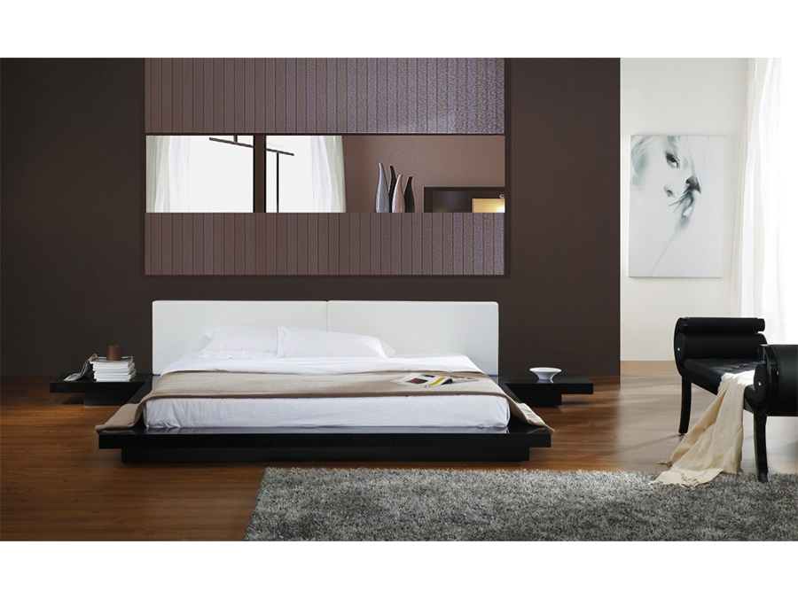 Queen Platform Bed For, Asian Style Low Bed Frames