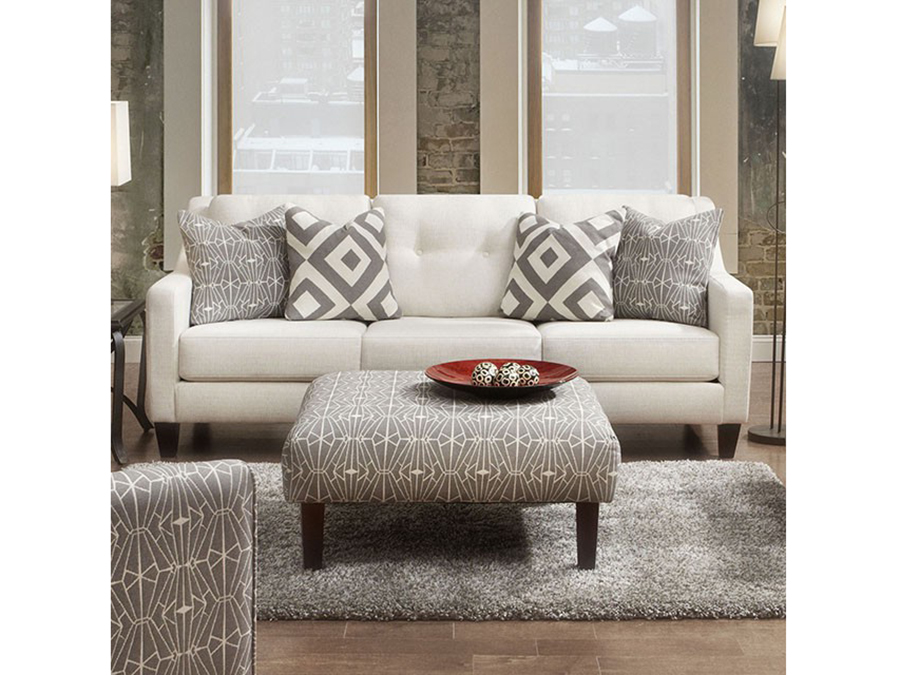 Parker Ivory Sofa For Affordable