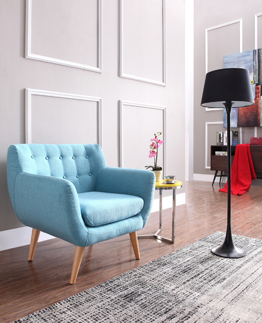 Blue Fabric Accent Chair - Shop for Affordable Home Furniture, Decor ...