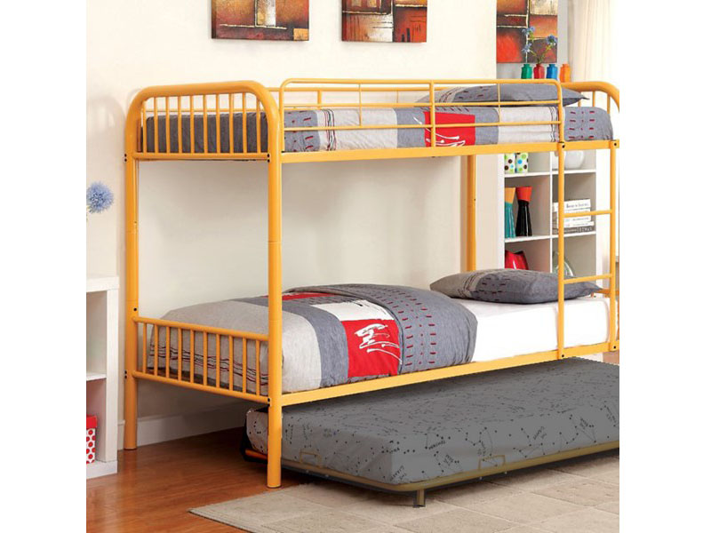 Rainbow Orange Kids Twin Over Bunk, Twin Bunk Bed Phoenix Az