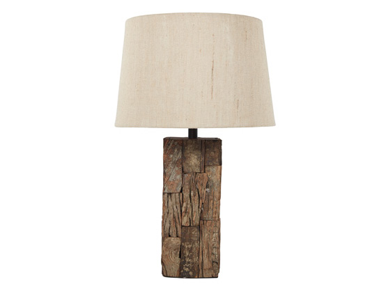 Selemah Wood Table Lamp For, Recycled Wood Table Lamp