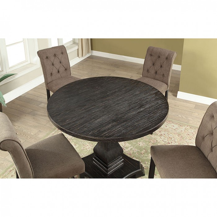 Nerissa Rustic Round Counter Height, Rustic Round Counter Height Dining Table