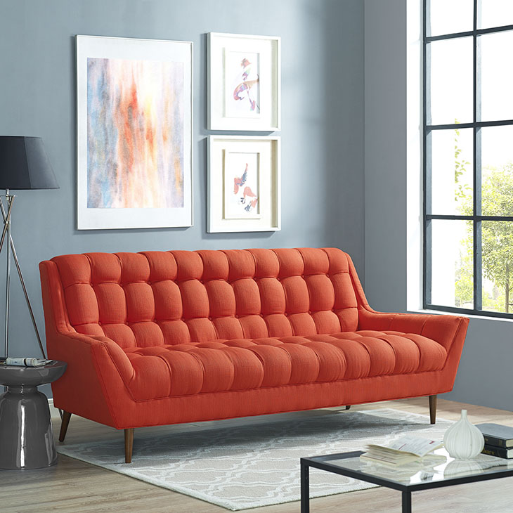Response Upholstered Fabric 2pcs Sofa