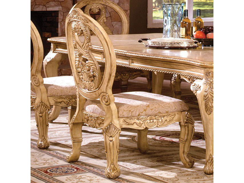 Tuscany Traditional Antique White, Tuscany Dining Table And Chairs