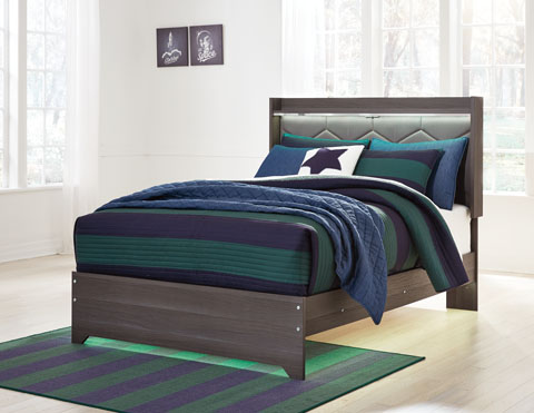 Annikus Full Bed In Gray For, Annikus Twin Loft Bed