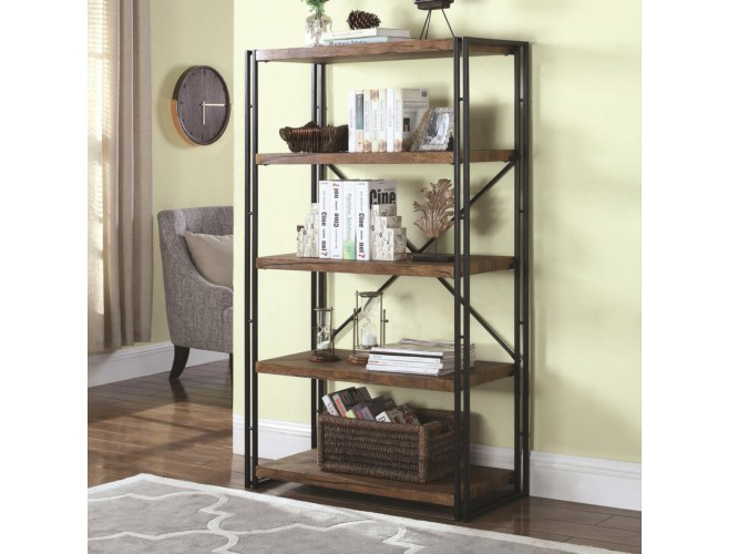 Metal and Wood Bookcase - Shop for Affordable Home Furniture, Decor ...