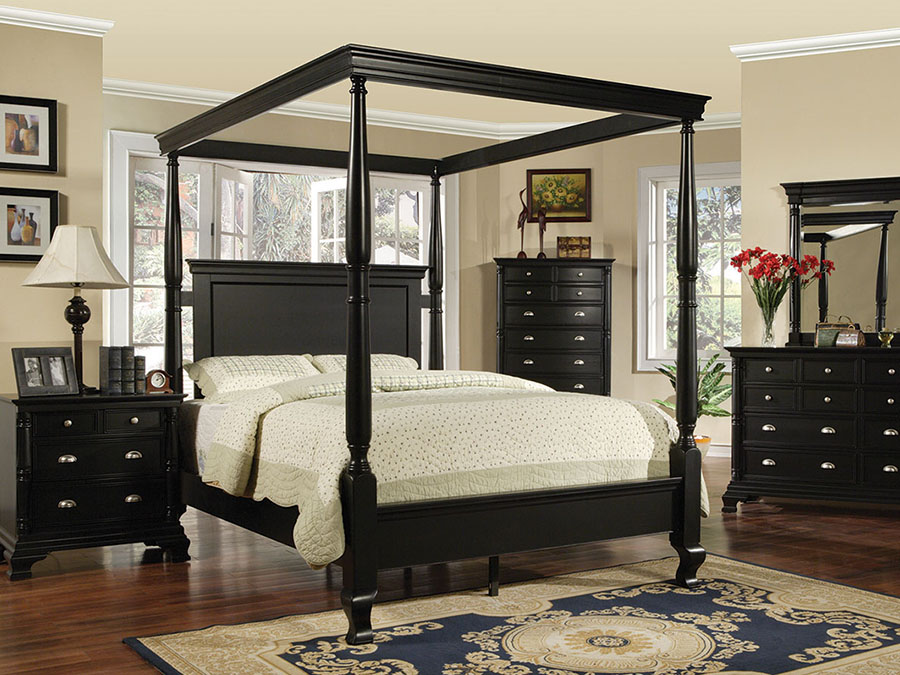 Moca Cal King Canopy Bed For, Cal King Canopy Bed Frame