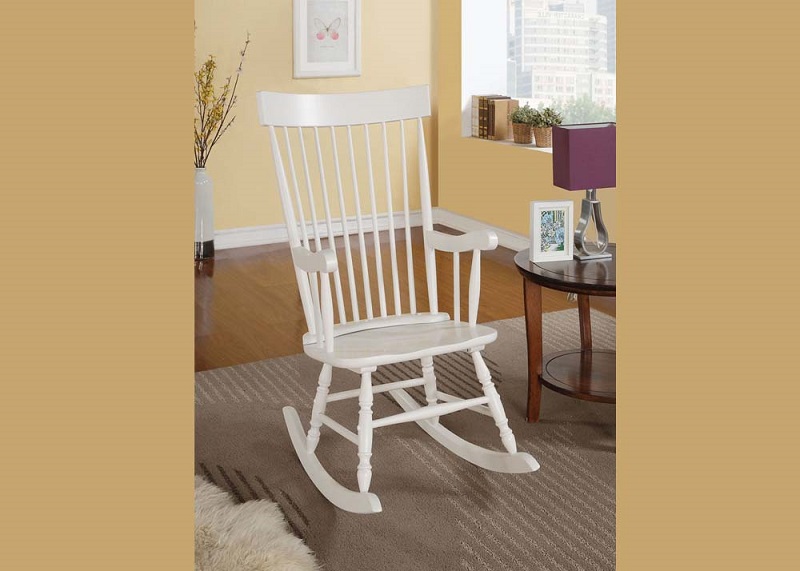 Arlo White Rocking Chair Shop For Affordable Home Furniture