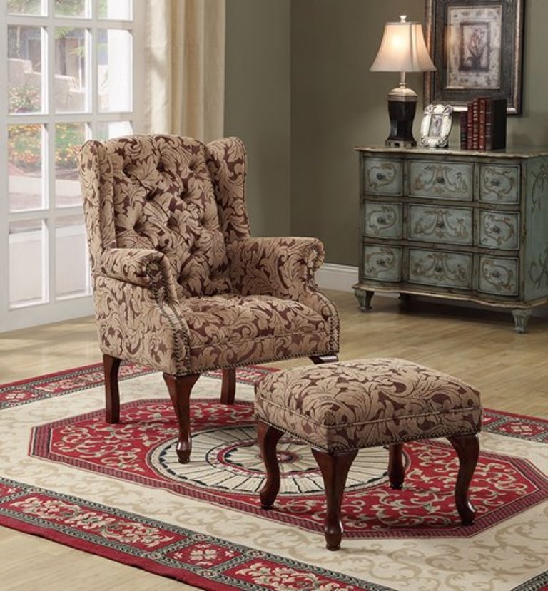 Accent Chair w/Ottoman - Shop for Affordable Home Furniture, Decor